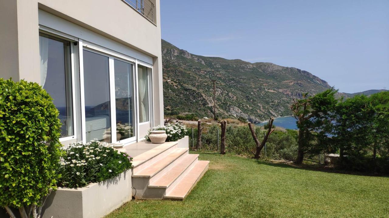 Villa With Aegean Views Akhladheri Ngoại thất bức ảnh